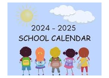  2024-2025 school calendar 